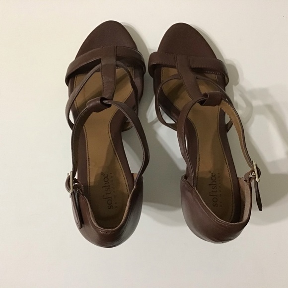 Brown Strap COMFY HEELS Soft Shoe by Medicus - Picture 8 of 8